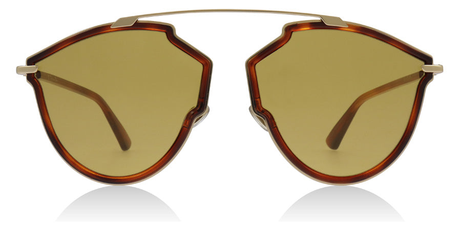 DIOR SO REAL RISE Sunglasses 006J-70 58mm Gold-Havana / Brown Lens