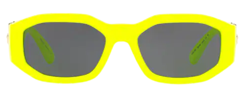 VERSACE SUNGLASSES VE4361 532187 53mm YELLOW FLUO / GREY [53-18-140]