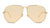 Fendi Sunglasses FF0437S 001-2M 63mm Gold / Rose Mirror Lens