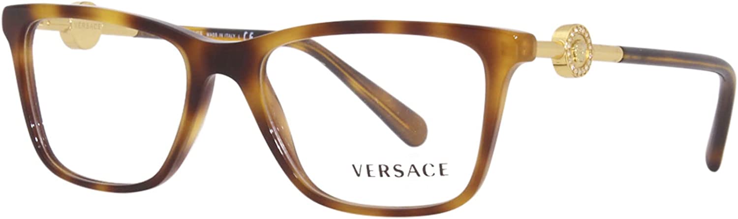 Versace Eyeglasses VE3299B 5217 53mm Havana / Demo Lens