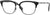 Burberry Eyeglasses Square BE1334 1001 52mm Black [52-17-140]