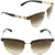 Versace VE 2169 1252/13 Cat Eye Sunglasses Havana Pale Gold/Brown Gradient Lens