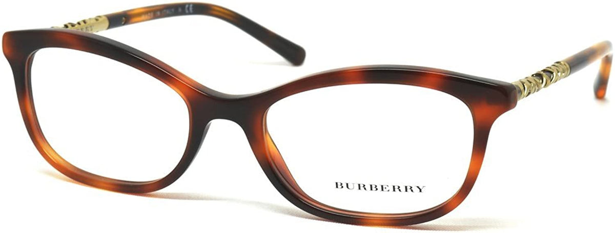 Burberry Eyeglasses BE2231 3316 52mm Light Havana / Demo Lens