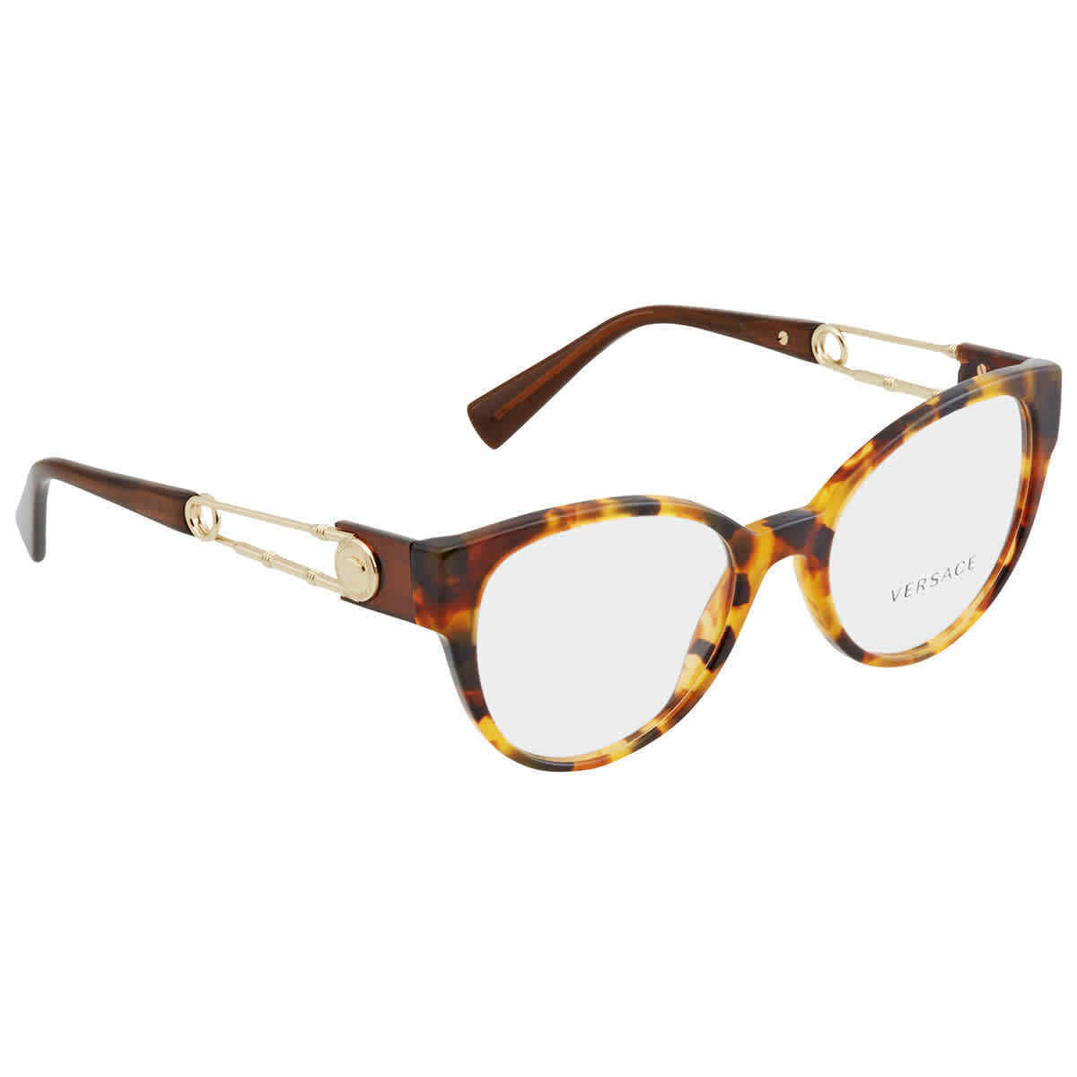 Versace Eyeglasses VE3307 5119 52mm Havana / Demo Lens