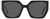 Prada Sunglasses PR15WS 09Q5S0 54mm Black/Talc / Dark Grey Lens