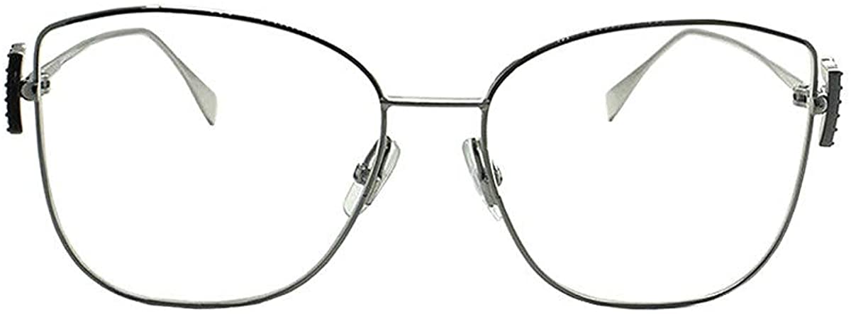 Fendi Eyeglasses FF0390G 6LB00 56mm Ruthenium / Demo Lens