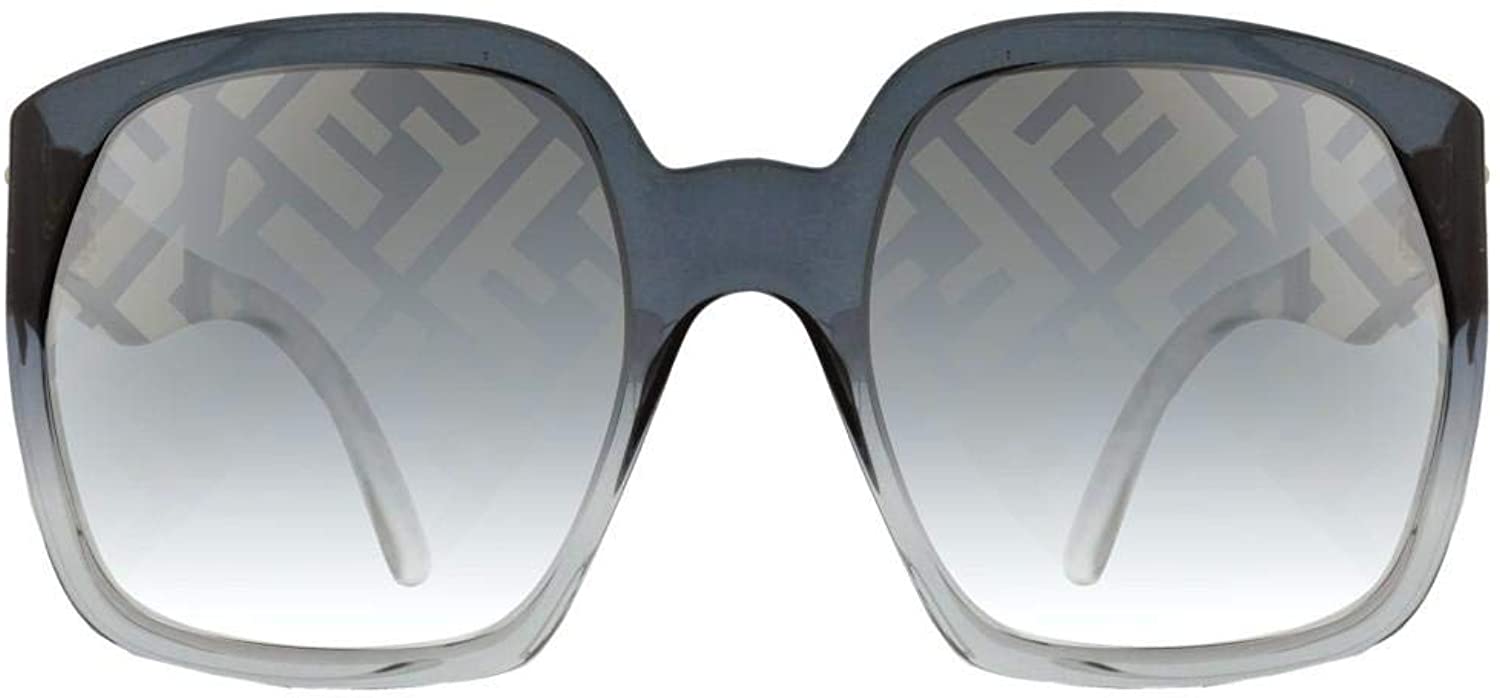 Fendi Sunglasses FF0404S KB7-7Y 58mm Grey Shaded / Grey Decor Lens