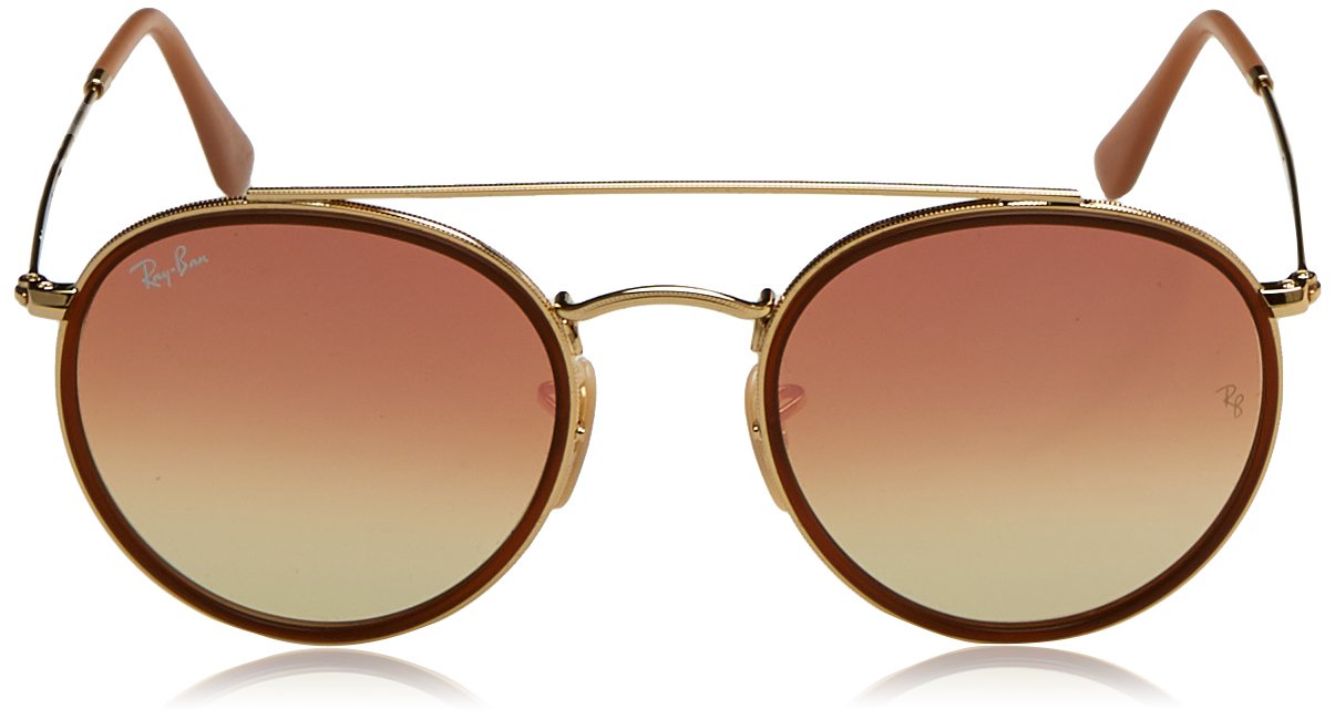 Ray-Ban RB3647N 001/70 51mm Gold / Gradient Copper Flash Mirror