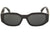 Versace VE4361 GB1/87 53mm Sunglasses Black-Gold / Grey Lens