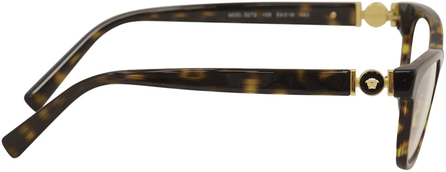 Versace Eyeglasses VE3272A 108 54mm Dark Havana / Demo Lens