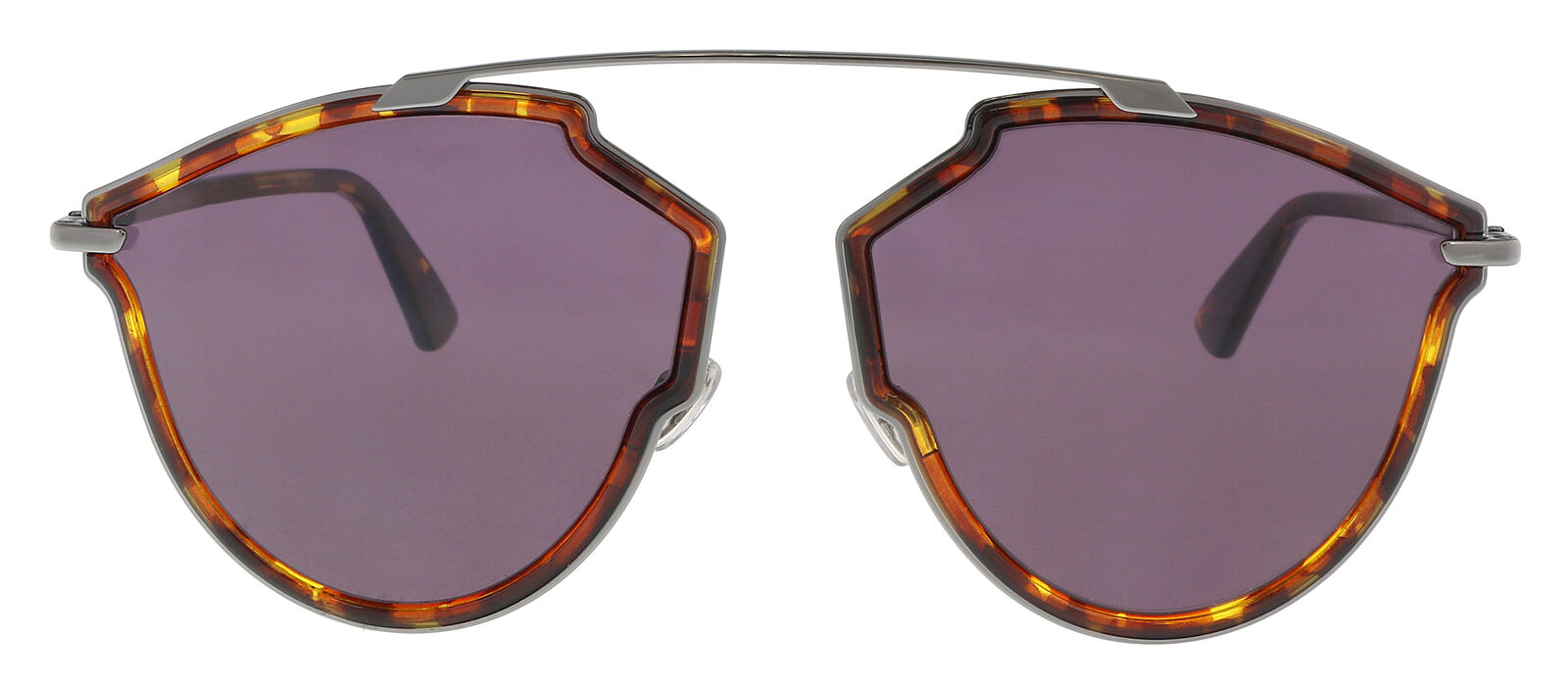 DIOR SO REAL RISE H2HUR Sunglasses 58mm Havana / Burgundy lens