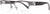 Versace Eyeglasses VE1272 1351 54mm Matte Gunmetal / Demo Lens