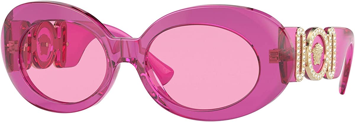 Versace Sunglasses VE4426BU 53345 54mm Transparent Fuxia / Fuchsia Lens