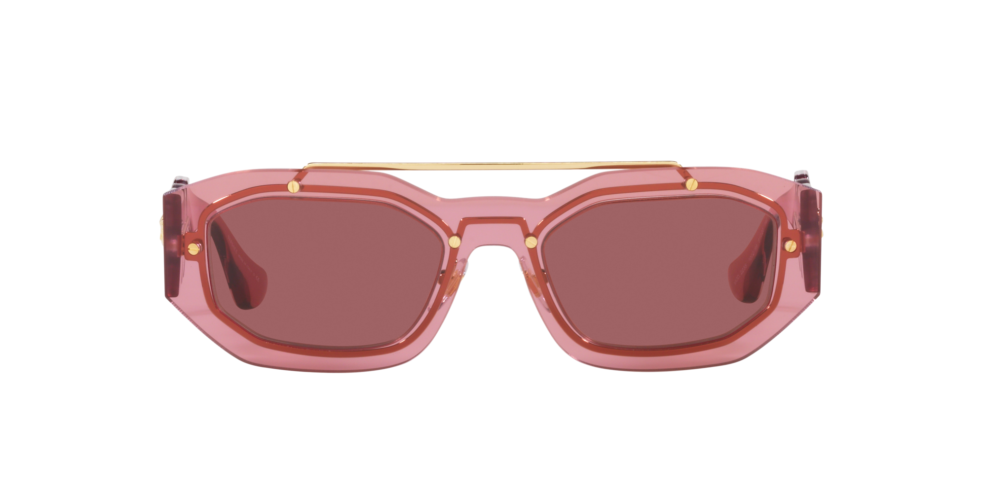 Versace Sunglasses VE2235 100269 51mm Pink / Dark Violet Lens