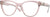 Versace Eyeglasses VE3304 5339 51mm Transparent Pink / Demo Lens