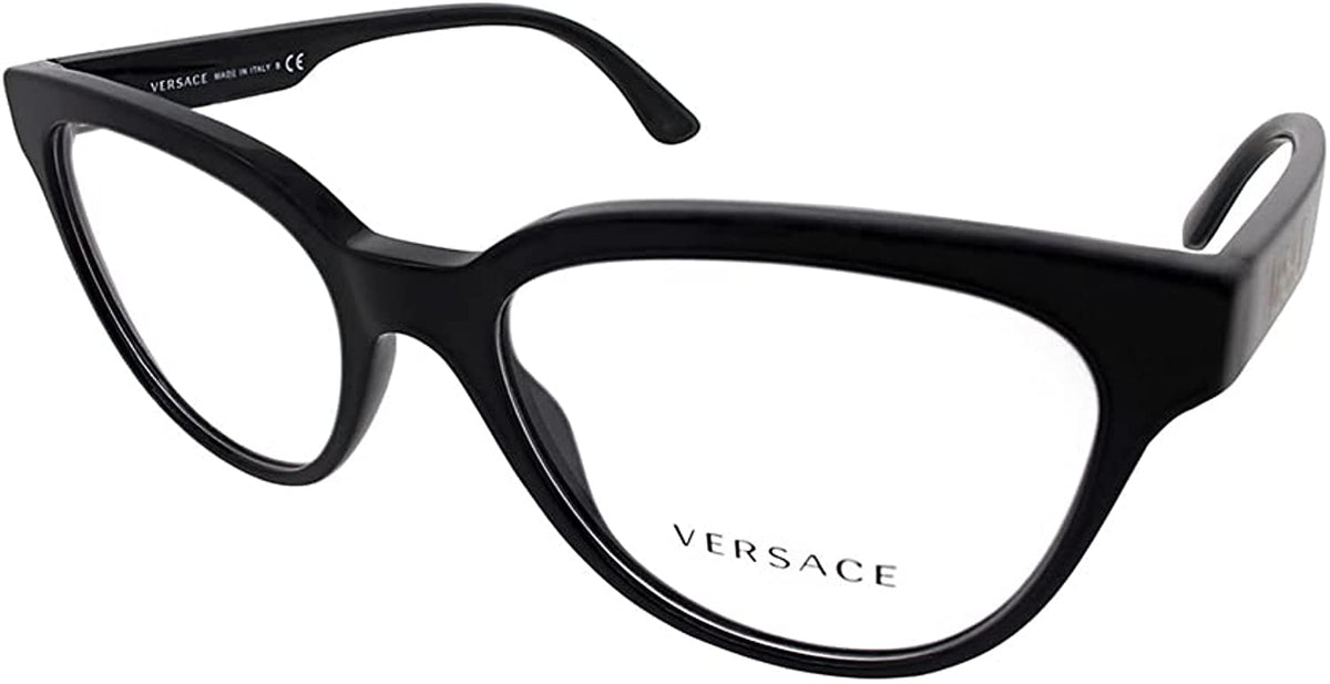 Versace Eyeglasses VE3315 GB1 54mm Black / Demo Lens