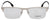 Burberry Eyeglasses BE1344 1166 55mm Silver / Demo Lens