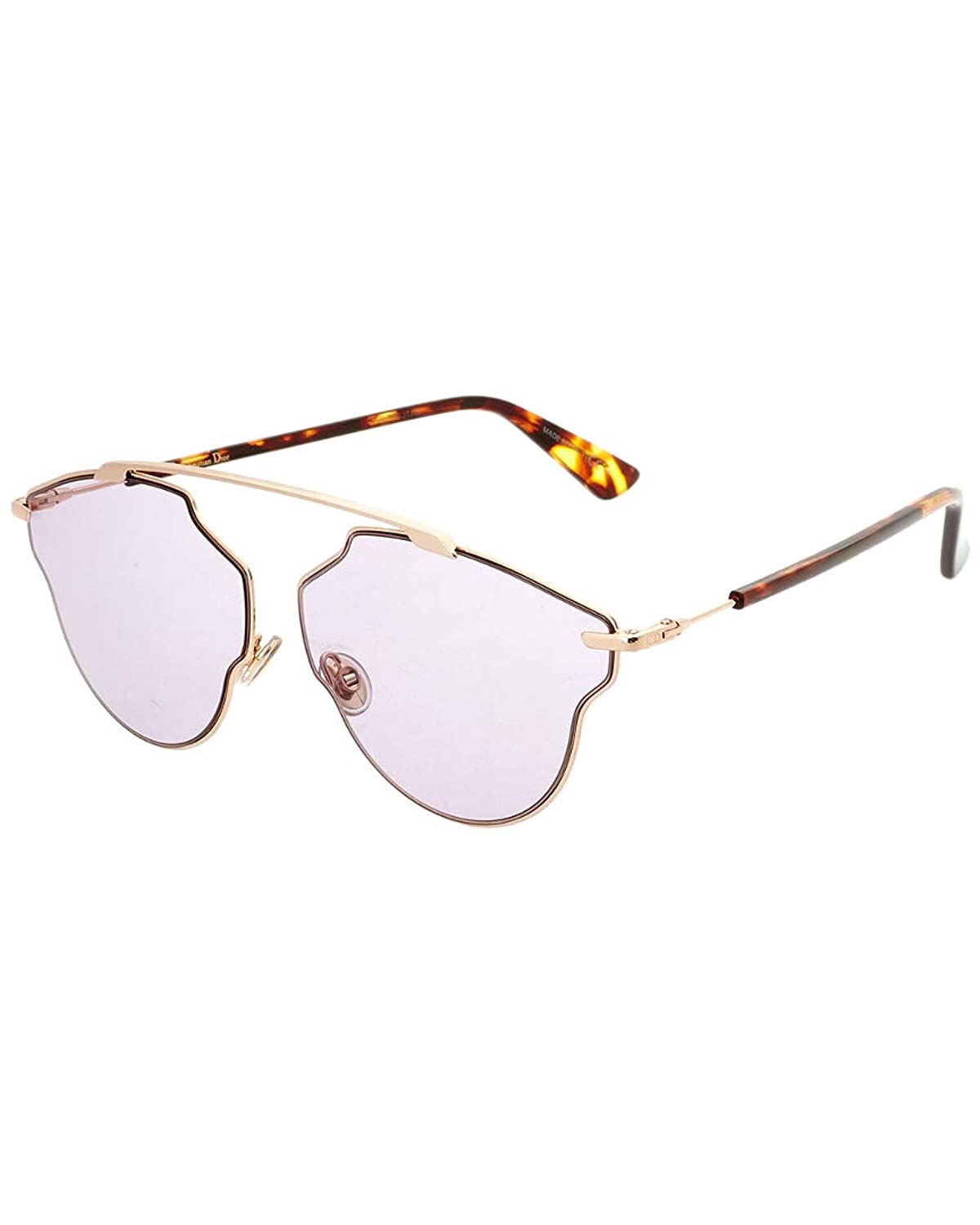 DIOR SO REAL POP Sunglasses 06J-U1 59mm Gold-Havana / Pink Lens