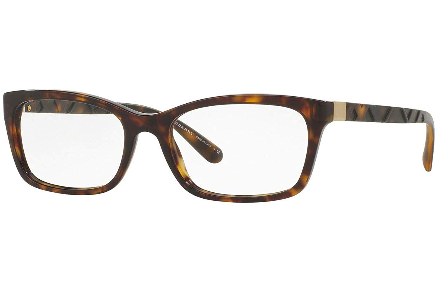 Burberry Eyeglasses BE2220 3002 54mm Dark Havana / Demo Lens