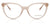 Versace Eyeglasses VE3298B 5339 53mm Transparent Pink / Demo Lens