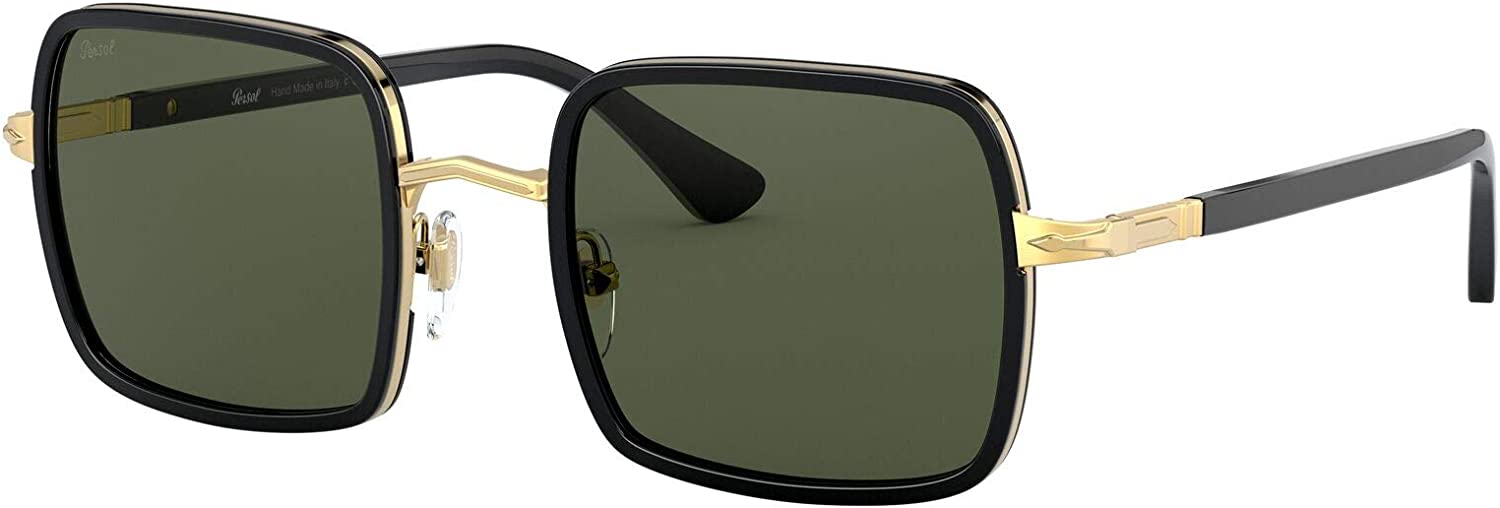 Persol Sunglasses PO2475S 51531 50mm Gold & Black / green Lens